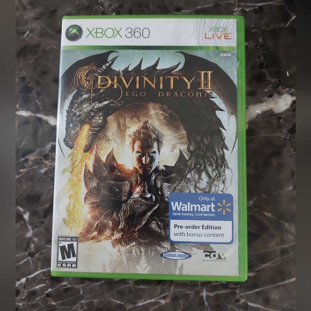 Divinity II Ego Draconis 2 (Microsoft Xbox 360) Complete CIB & Tested